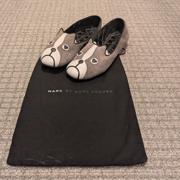 🦄 Marc by Marc Jacobs Grey Mr. Pickles Loafers - Picture 2 of 5